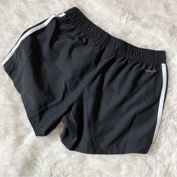 Adidas Women's Black Athletic Three Stripe Climalite Shorts - Picture 5 of 6